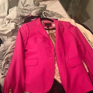 Hot pink J crew blazer